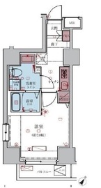 リヴシティ日本橋浜町 5階 間取り図