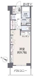 デュオステージ中落合 3階 間取り図