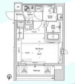 ガリシア中野弥生町 1階 間取り図