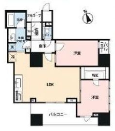 プラウド新虎通り 11階 間取り図