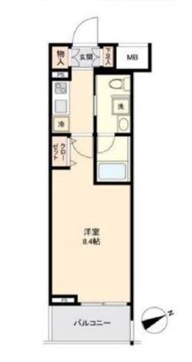 BPRレジデンス三田伊皿子坂 7階 間取り図