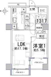 レグノ・グランデ一番町タワー 6階 間取り図