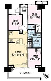 シティテラス加賀 5階 間取り図