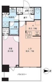 クレストタワー品川シーサイド 5階 間取り図