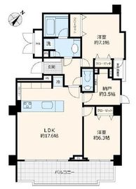 パークハウス六本木麻布三河台 3階 間取り図