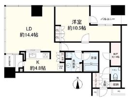 東京タイムズタワー 8階 間取り図