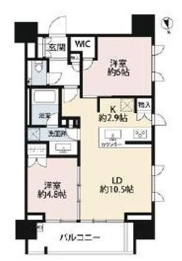 コンフォリア春日富坂 10階 間取り図