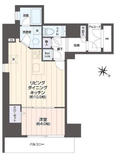 モデルノトッレ松濤（松濤タワーレジデンス） 5階 間取り図