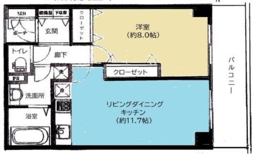 六本木ヒルズレジデンス C棟 6階 間取り図