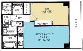 六本木ヒルズレジデンス C棟 6階 間取り図