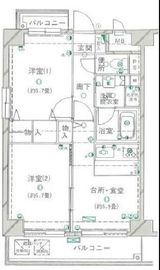 東急ドエルアルス音羽Ⅱ 4階 間取り図