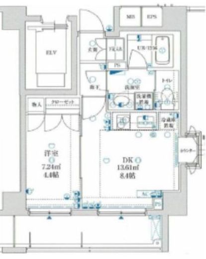 パークプリエ神楽坂 3階 間取り図