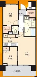 プライムアーバン新宿夏目坂タワーレジデンス 12階 間取り図