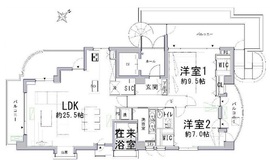 ガーデンハウス富ヶ谷 7階 間取り図