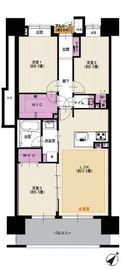パークハビオ渋谷本町レジデンス 18階 間取り図