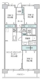 ファミリータウン東陽 15階 間取り図