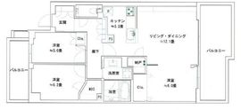 TKフラッツ渋谷 5階 間取り図