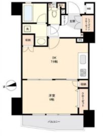 グランドパーク池尻大橋 2階 間取り図