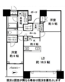ドゥ・トゥール 18階 間取り図