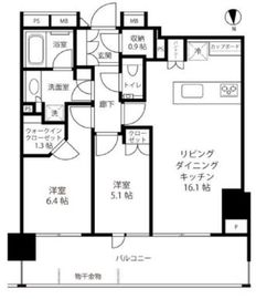 イートンプレイス神園町 10階 間取り図