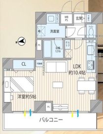 リーラ仲御徒町 11階 間取り図