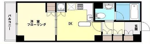 サージュ赤坂 3階 間取り図