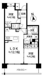 恵比寿ガーデンテラス弐番館 5階 間取り図