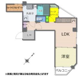 秀和元代々木アネックス 3階 間取り図