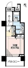 デュオ・スカーラ西麻布タワーセントラル 4階 間取り図