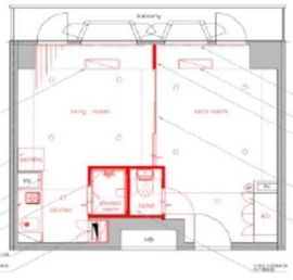 インペリアル南麻布コート＆サテライト 3階 間取り図