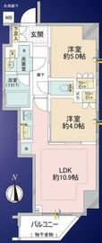 パークコート赤坂ザ・タワー 3階 間取り図