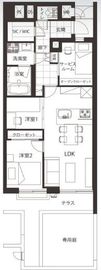 代々木ニューハイツ 1階 間取り図