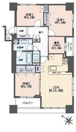 東京アインスリバーサイドタワー 3階 間取り図