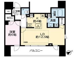 ストーリア品川 13階 間取り図