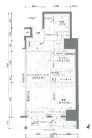 ストーリア品川 8階 間取り図