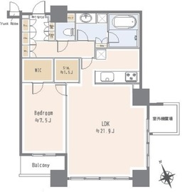 ザ・タワーズ台場 ウエスト 26階 間取り図