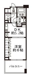 プレジール新宿大久保 3階 間取り図