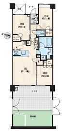 シティテラス下目黒 1階 間取り図