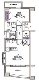 ペイサージュ渋谷ファースト 5階 間取り図