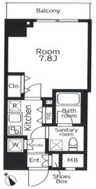 グランドコンシェルジュ麻布 3階 間取り図