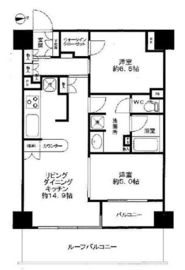 東新宿レジデンシャルタワー 2階 間取り図