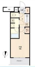マジェスタワー六本木 1階 間取り図