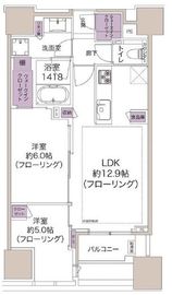 シティタワー銀座東 20階 間取り図