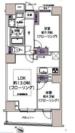 グランスイート日本橋人形町 9階 間取り図