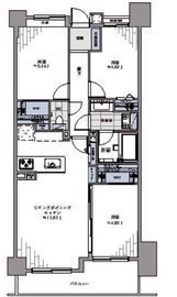 レジディア広尾南 7階 間取り図