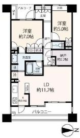 パークハウス清澄白河リバーサイド 4階 間取り図