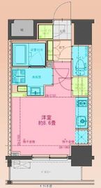 メゾンカルム代々木公園 5階 間取り図