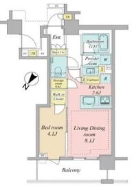 ブリリアザ・タワー東京八重洲アベニュー 12階 間取り図