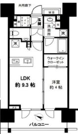 ピアース渋谷ウエスト 4階 間取り図