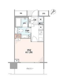ファミールグラン銀座4丁目オーセンティア 6階 間取り図